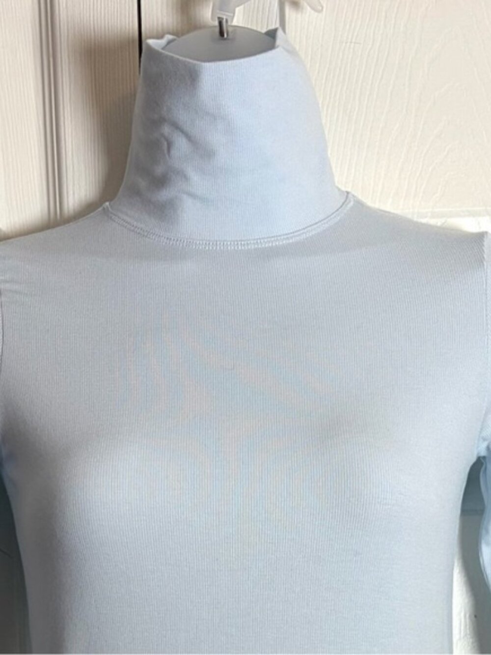 Outdoor Voices Top Women’s Blue Knit Turtleneck Modal Blend XS - Picture 5 of 11
